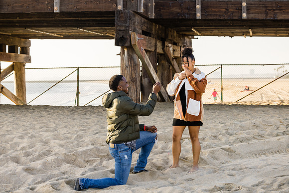 Surprise Engagement Session Seal Beach Pier - Seal Beach Photographer-036