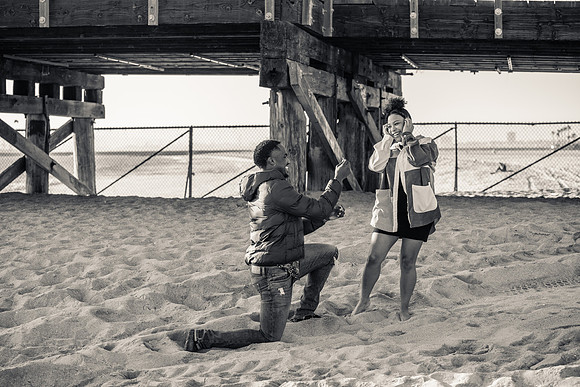Surprise Engagement Session Seal Beach Pier - Seal Beach Photographer-042
