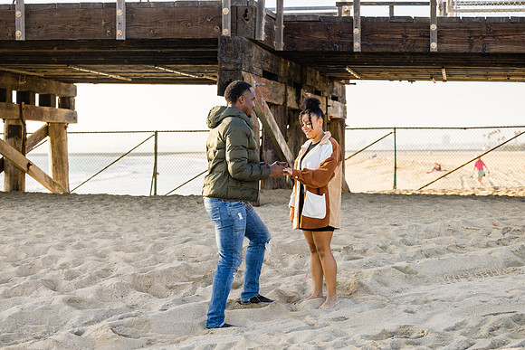 Surprise Engagement Session Seal Beach Pier - Seal Beach Photographer-030