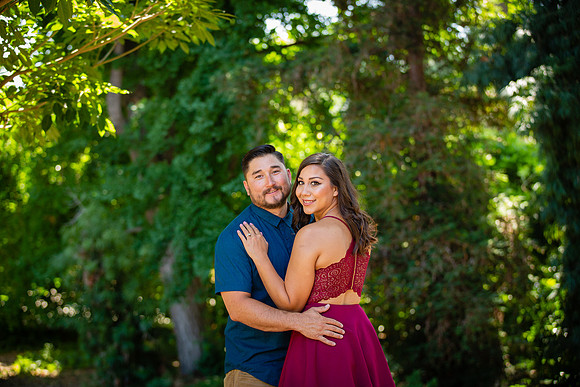 Los Angeles County Arboretum Engagement Photos-70