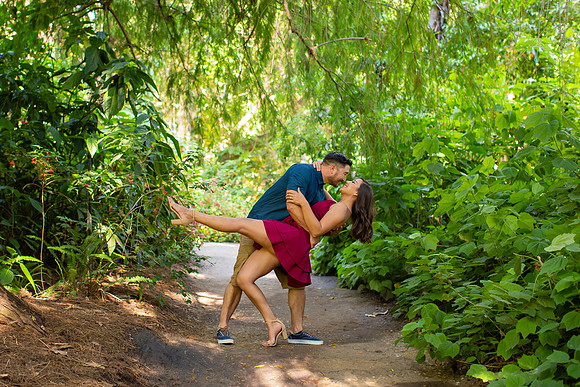 Los Angeles County Arboretum Engagement Photos-194