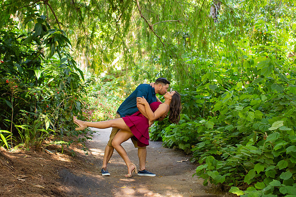 Los Angeles County Arboretum Engagement Photos-192