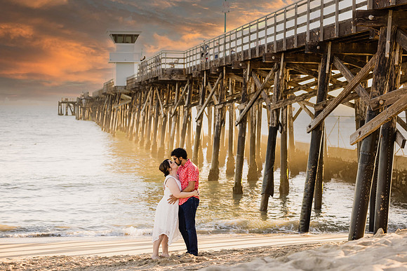 Engagement Photos Seal Beach Pier - David England Photography-083