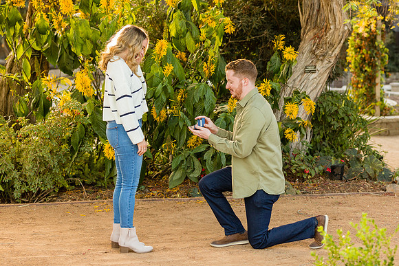 Engagement Photos South Coast Botanical Gardens-27