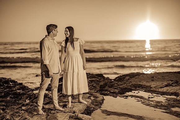 Engagement Photographer Newport Beach Ca - Engagement Photos Crystal Cove Newport Beach-110