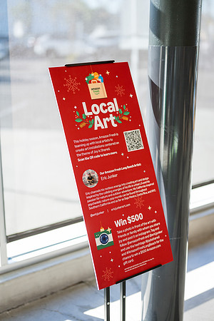1 Amazon Fresh Long Beach Ca Holiday Art Display-43