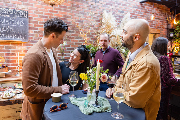 Five Vines Wine Bar - Engagement Party Photos-212