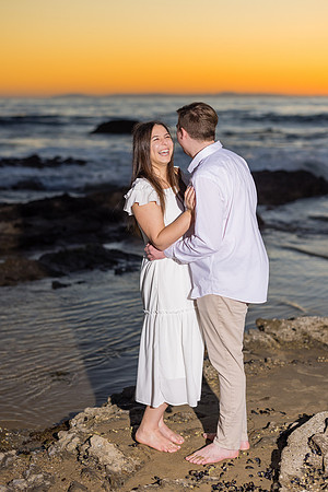 Engagement Photographer Newport Beach Ca - Engagement Photos Crystal Cove Newport Beach-134