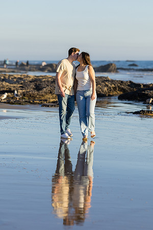 Engagement Photographer Newport Beach Ca - Engagement Photos Crystal Cove Newport Beach-85