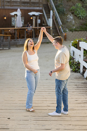Engagement Photographer Newport Beach Ca - Engagement Photos Crystal Cove Newport Beach-68