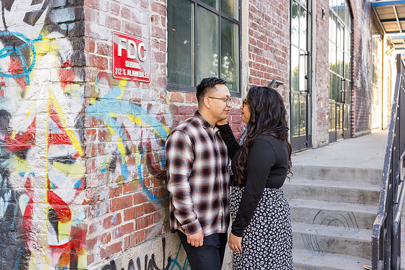 Engagement Photos Little Tokyo Los Angeles CA-14