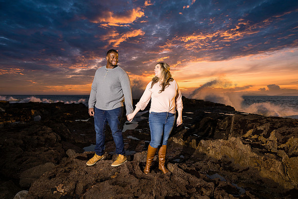 Engagement Photos Averill Park San Pedro - White Point Beach Engagement Photos-71