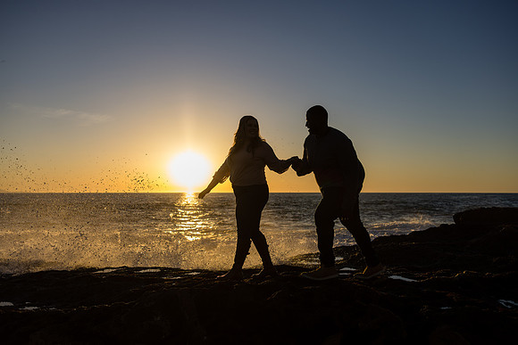 Engagement Photos Averill Park San Pedro - White Point Beach Engagement Photos-56