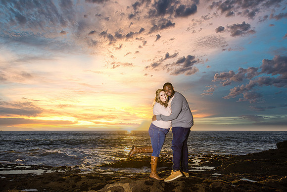 Engagement Photos Averill Park San Pedro - White Point Beach Engagement Photos-59