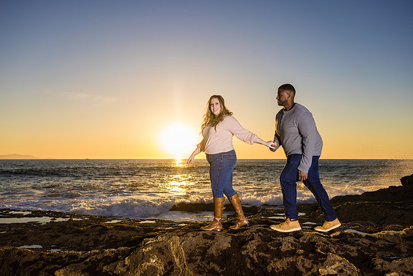 Engagement Photos Averill Park San Pedro - White Point Beach Engagement Photos-53