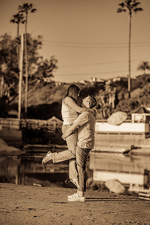 Engagement Photographer Newport Beach Ca - Engagement Photos Crystal Cove Newport Beach-81