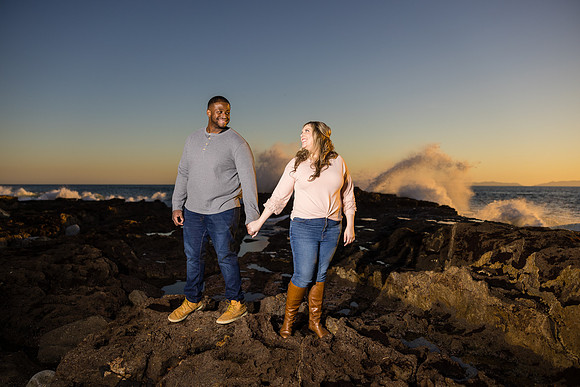Engagement Photos Averill Park San Pedro - White Point Beach Engagement Photos-72