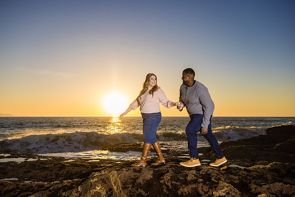 Engagement Photos Averill Park San Pedro - White Point Beach Engagement Photos-54