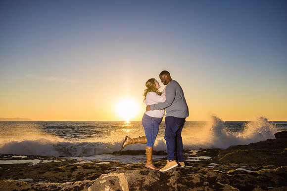 Engagement Photos Averill Park San Pedro - White Point Beach Engagement Photos-63
