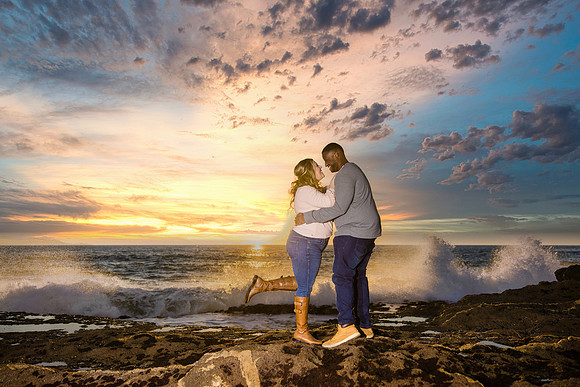 Engagement Photos Averill Park San Pedro - White Point Beach Engagement Photos-62
