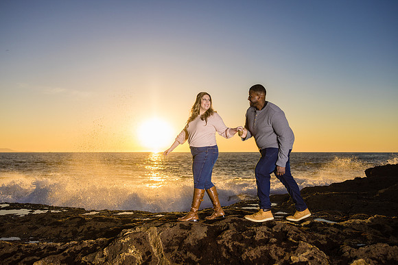 Engagement Photos Averill Park San Pedro - White Point Beach Engagement Photos-55