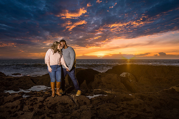 Engagement Photos Averill Park San Pedro - White Point Beach Engagement Photos-74