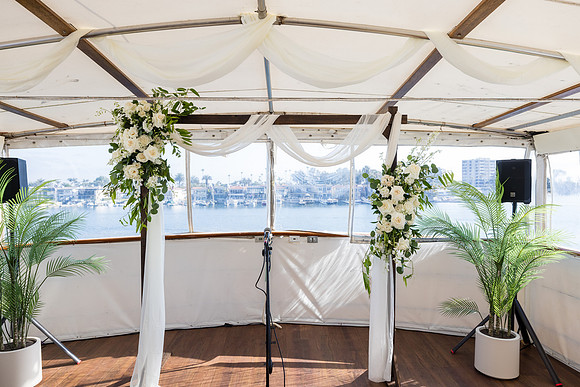 Wild Goose Wedding Photos - City Cruises Newport Beach C-127