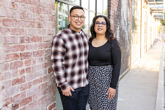 Engagement Photos Little Tokyo Los Angeles CA-3