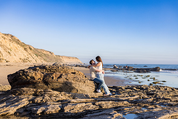 Engagement Photographer Newport Beach Ca - Engagement Photos Crystal Cove Newport Beach-88